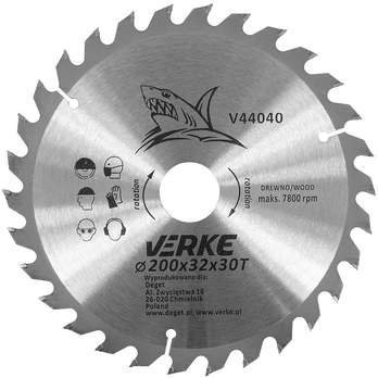 Pjovimo diskas Verke V44040, 200 mm x 32 mm
