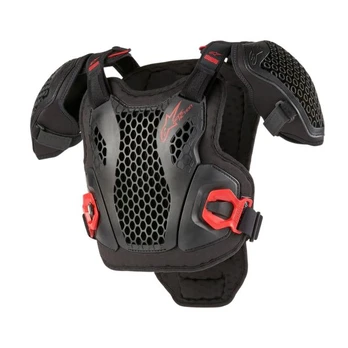 Apsauga krūtinės apsauga/nugara/pečiai ALPINESTARS MX BIONIC ACTION YOUTH juoda/raudona