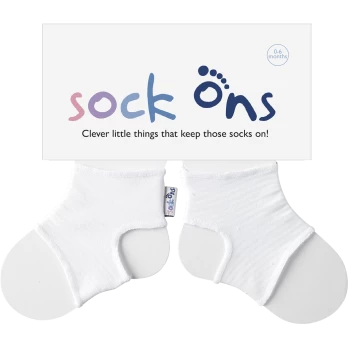 DOOKY prilaikančios kojinės, 0-6 mėn., White, 8340503