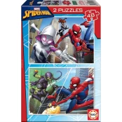 Educa - 2x48 pcs. Puzzle - Spider-Man (80-18099) kaina