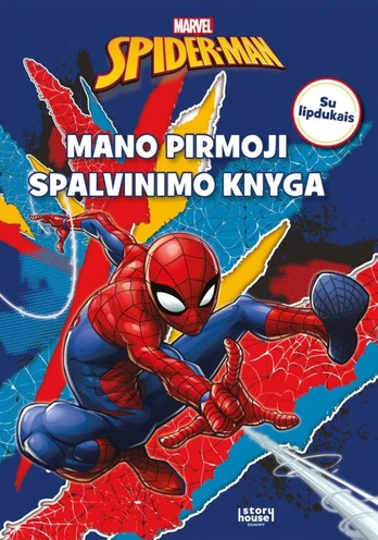 Žmogus-voras. Spalvinimas su lipdukais