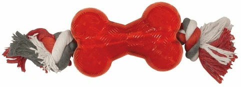 Žaislas šuniui, virvinis Spot Play Strong, 9 cm, raudona sp.