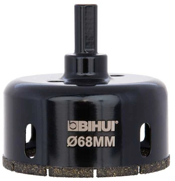 68mm Deimantinė gręžimo karūna plytelėms BIHUI GRES šešiakampis