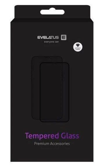 Evelatus Apple iPhone 15 Plus 0.33 Flat Clear Glass Anti-Static Light