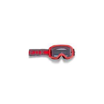 FOX MAIN INTERFERE GOGGLE-SMOKE FLUORESCENT RED akiniai