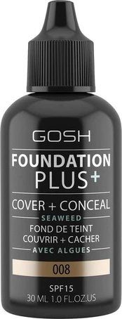 Makiažo pagrindas Gosh Foundation Plus 30 ml, 008 Golden