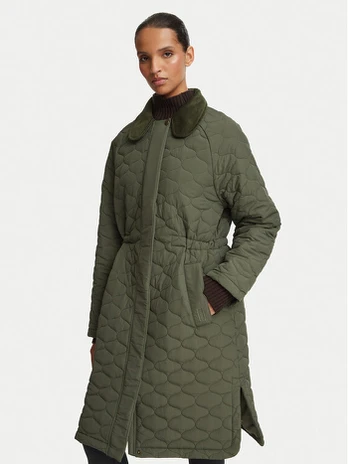 Hunter Demisezoninė striukė HARW0002262 Chaki Regular Fit