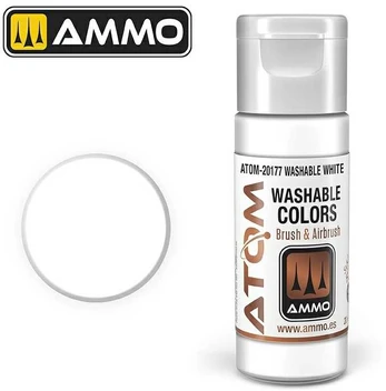 AMMO by MIG Jimenez AMMO MIG - ATOM Akriliniai dažai WASHABLE Baltas, 20ml, 20177