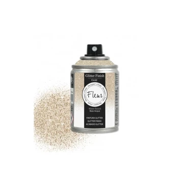 Purškiamas blizgučių padengimas Fleur, aukso, 100 ml