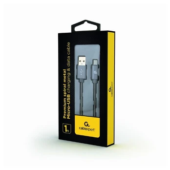 Laidas Gembird Premium USB To Micro USB USB 2.0, Micro USB, 1 m, pilka
