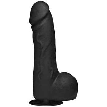 Doc Johnson The Perfect Model realistinis dildo, juodas, 19 cm