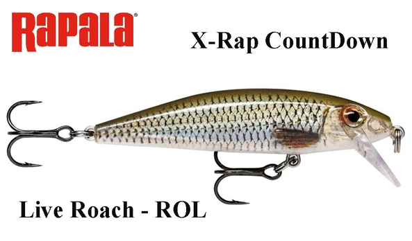 Rapala vobleris X-Rap CountDown XRCD Live Roach ROL 5 cm