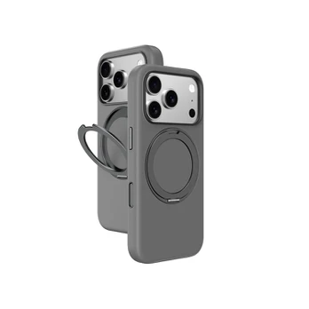 Dėklas AmazingThing Cloudie iPhone 17 Pro Case with Stand - Gray