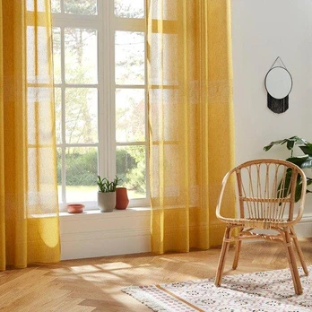 SAB curtain, 140 x 240 cm, Geltonas