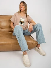 Palaidinė smėlio spalvos kaina