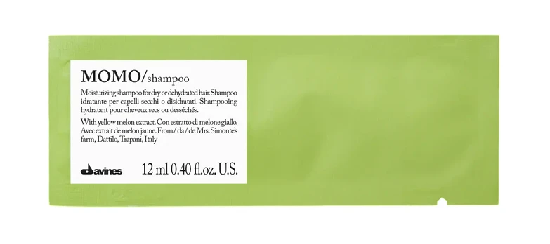 Set, Davines, Momo, Hair Shampoo, Moisturizing, 12 pcs, 12 ml *Sample