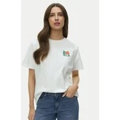 Vero Moda Marškinėliai Mariane 10343545 Balta Oversize