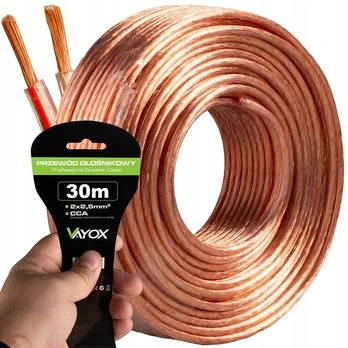 Garsiakalbio kabelis Audio CCA 2x2,50mm 30m Vayox VA0227
