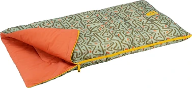 Miegmaišis Abbey Junior Envelop, žalias/oranžinis, 140 cm kaina