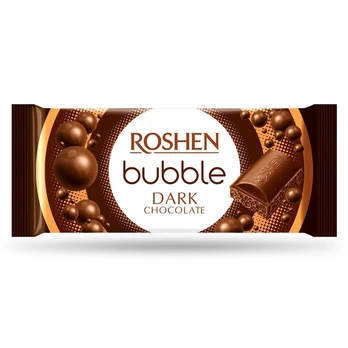 Šokoladas ROSHEN DARK BUBBLE, 80 g