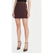 Elisabetta Franchi Mini sijonas GO-148-57E2-V380 Ruda Slim Fit