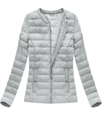 QUILTED JACKET GREY  (W73) striukė