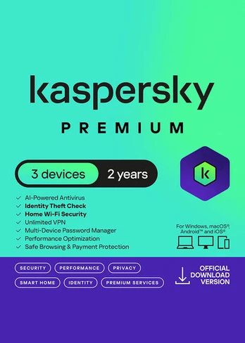 Kaspersky Premium (2 Years / 3 Devices) Key EUROPE
