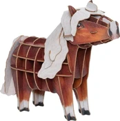 MAKEBUG 3D popierinė delionė black forest horse, MB-D-0012 kaina