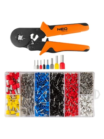 Neo Tools Užspaudimo replės 205 mm + 1200 įvorių