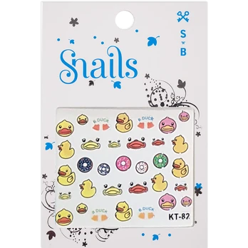 Snails nagų lipdukai, Kva Kva Snails nagų lipdukai, Kva Kva
