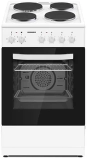 Elektrinė viryklė Heinner HFSC-S56E4HMWH kaina