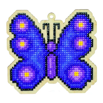 Deimantinės mozaikos suvenyras Butterfly WW117