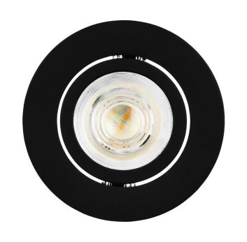 Išmanus įleidžiamas LED šviestuvas EGLO SALICETO-Z RGB, 5W, 2700-6500K, 400lm, juodos sp, Ø8,8cm,APP