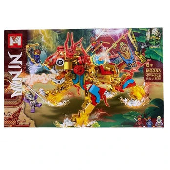 Ninjago konstruktorius - Kinų drakonas puola! 494 + detalių.