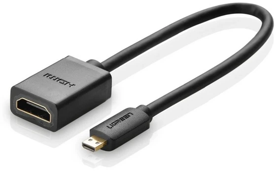 UGREEN Micro HDMI to HDMI Cable 20cm - Juodas
