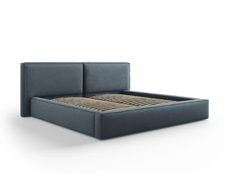 Storage Bed With Double Headboard, "Arendal", 228x251x97.5 Made in Europe