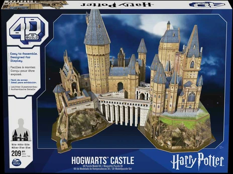 Spin Master HARRY POTTER 4D dėlionė „Hogvartso pilis“