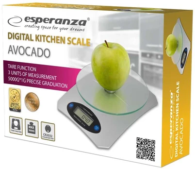 Virtuvinės svarstyklės Esperanza Avocado