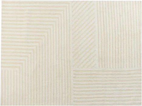 Beliani Dywan ABEGUM Kremas 300 x 400 cm Wełna