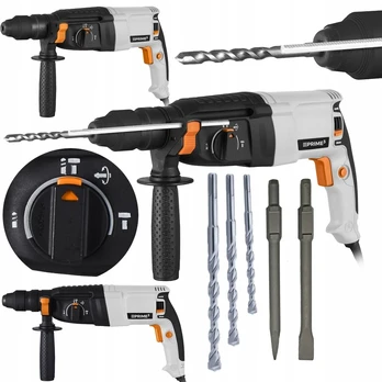 Prime3 Galingas perforatorius Sds Plus 1200 W + nemokamas priedas!