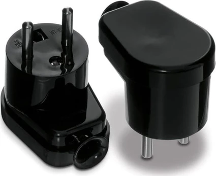 Montis An angle plug undressable WT-16 black Montis MT017-C Product POLSKI