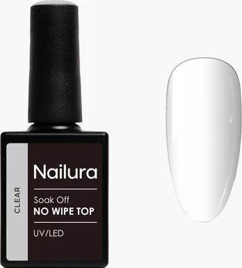 Nailura - No Wipe Top Coat - Transparent