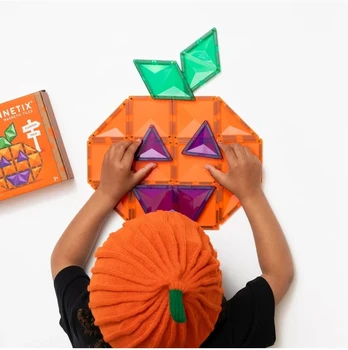 CONNETIX magnetinis konstruktorius Halloween Pumpkin pack 17d.