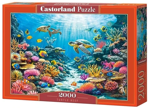 Castorland dėlionė Turtle Reef 2000 det