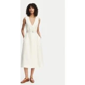 Tommy Hilfiger Vasarinė suknelė WW0WW48951 Balta Regular Fit