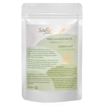 Saflora Žaliasis molis 100% grynas montmorilonitas 100 g