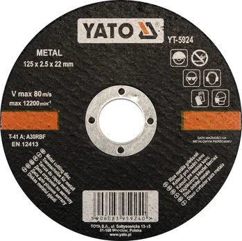 Metalo pjovimo diskas Yato YT-5924
