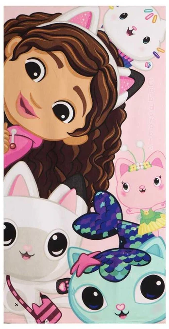 CERDÁ Gabbys Dollhouse microfibre beach towel