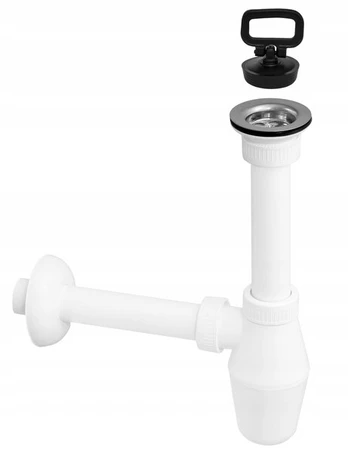 Granitan praustuvų sifonas su sieteliu 210WH+2SO32WH