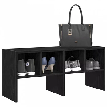 Stackable Shoe Racks, 89.5x30x40 cm : Prekių skaičius - 1, Spalva - Juoda